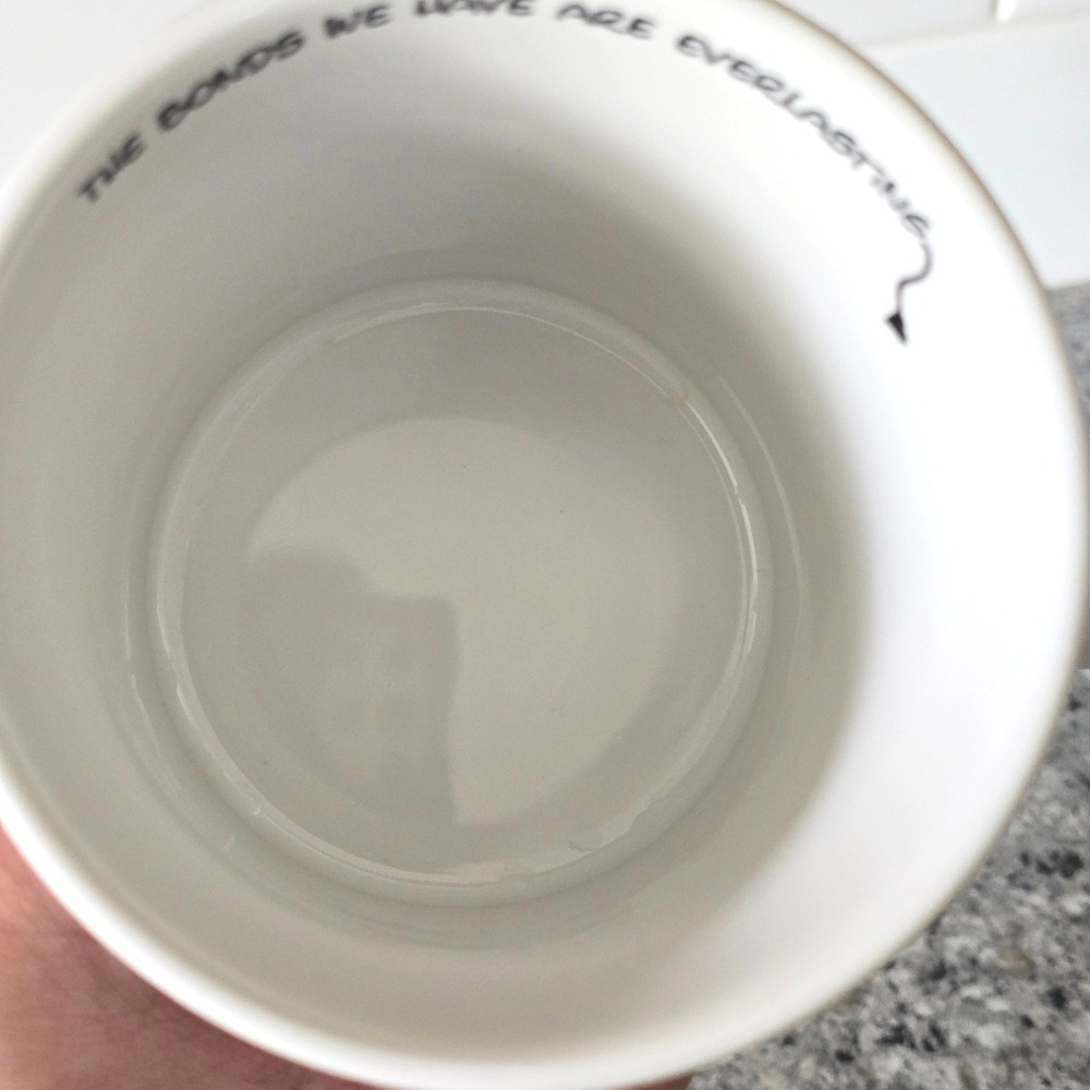 Children of the Inner Light Sister In Law Mug White Black‎ Gingham Handle Marci - Picture 9 of 11